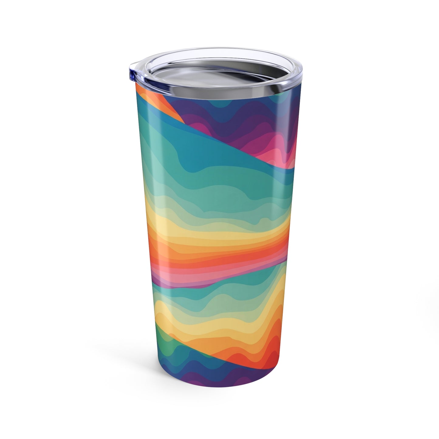 20 Ounce Stainless Steel Tumbler With Double Wall Vacuum Insulation Spill Resistant Keeps Hot And Cold Drinks All