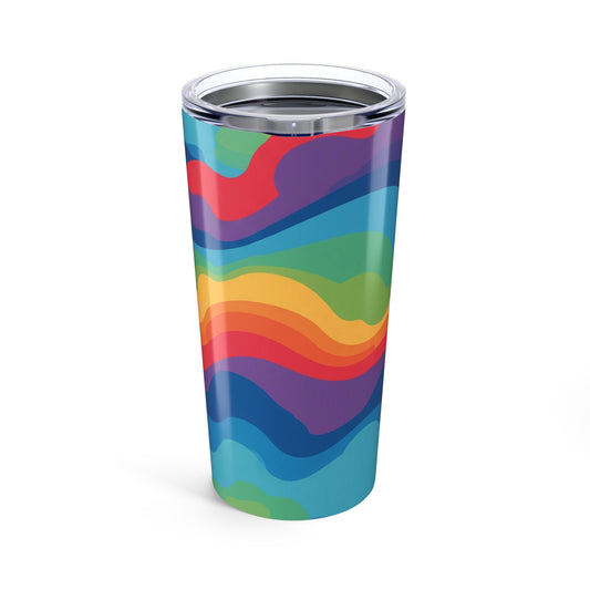 20oz Stainless Steel Travel Mug With Printed Design Double Wall Vacuum Insulation Spill Resistant And Dishwasher