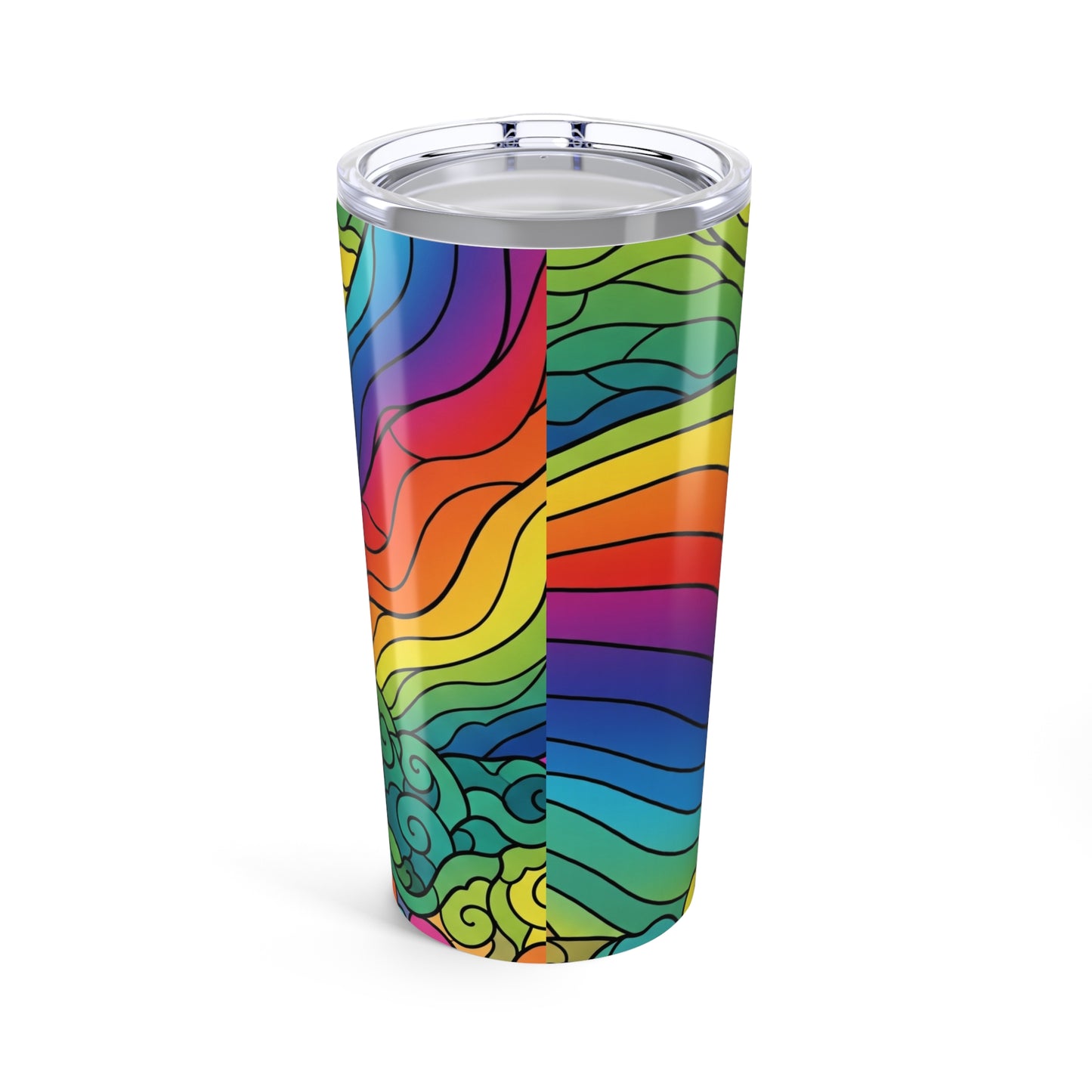 20oz Stainless Steel Tumbler With Double Wall Vacuum Insulation Dishwasher Safe Leak Proof Thermal Printed