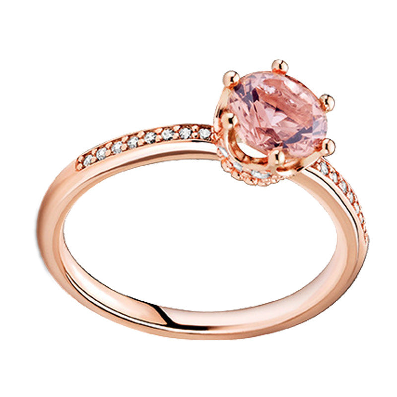 Womens Fashion Ring Copper Silver Alloy Ring Floral Ring Vintage Ring Crown Ring Brilliant Ring Rose Gold Ring Ring