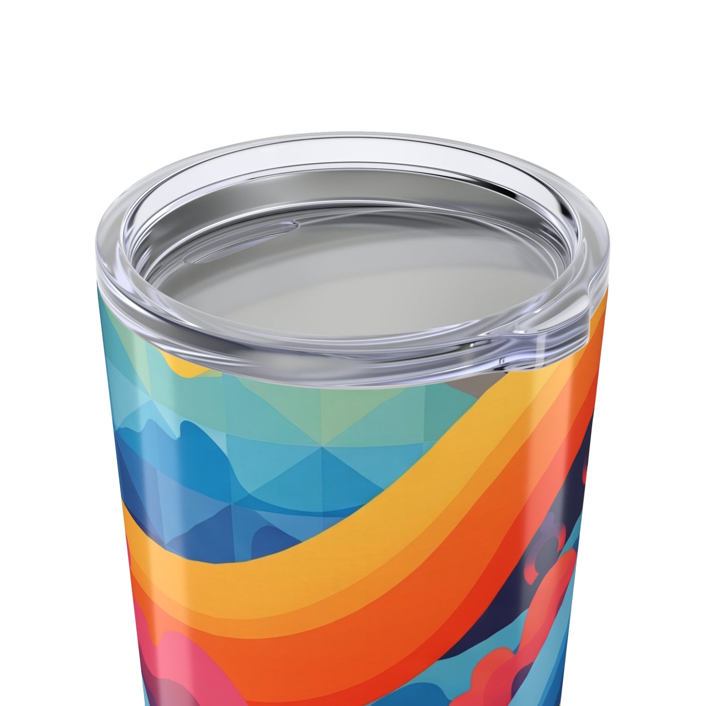 20 Oz Stainless Steel Travel Mug With Printed Design Double Wall Vacuum Insulation Leak Proof Durable Dishwasher
