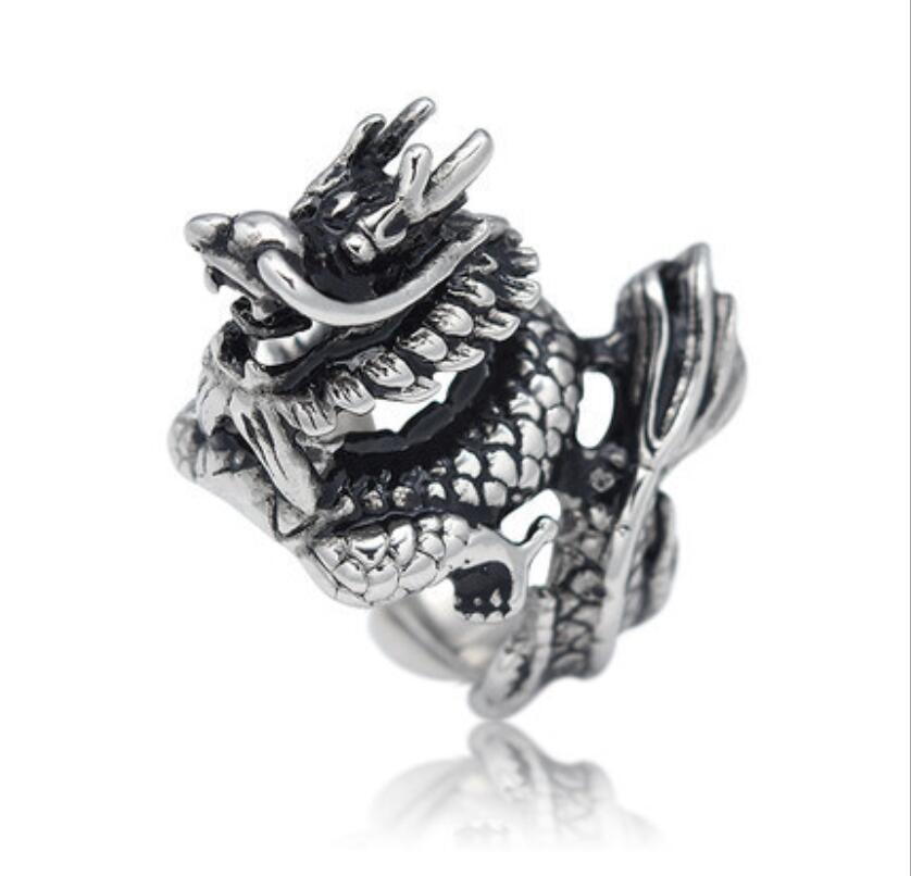 Mens Vintage Metal Animal Zodiac Ring Travel Souvenir Gift With Varnish Finish And Retro Style Individually Packed