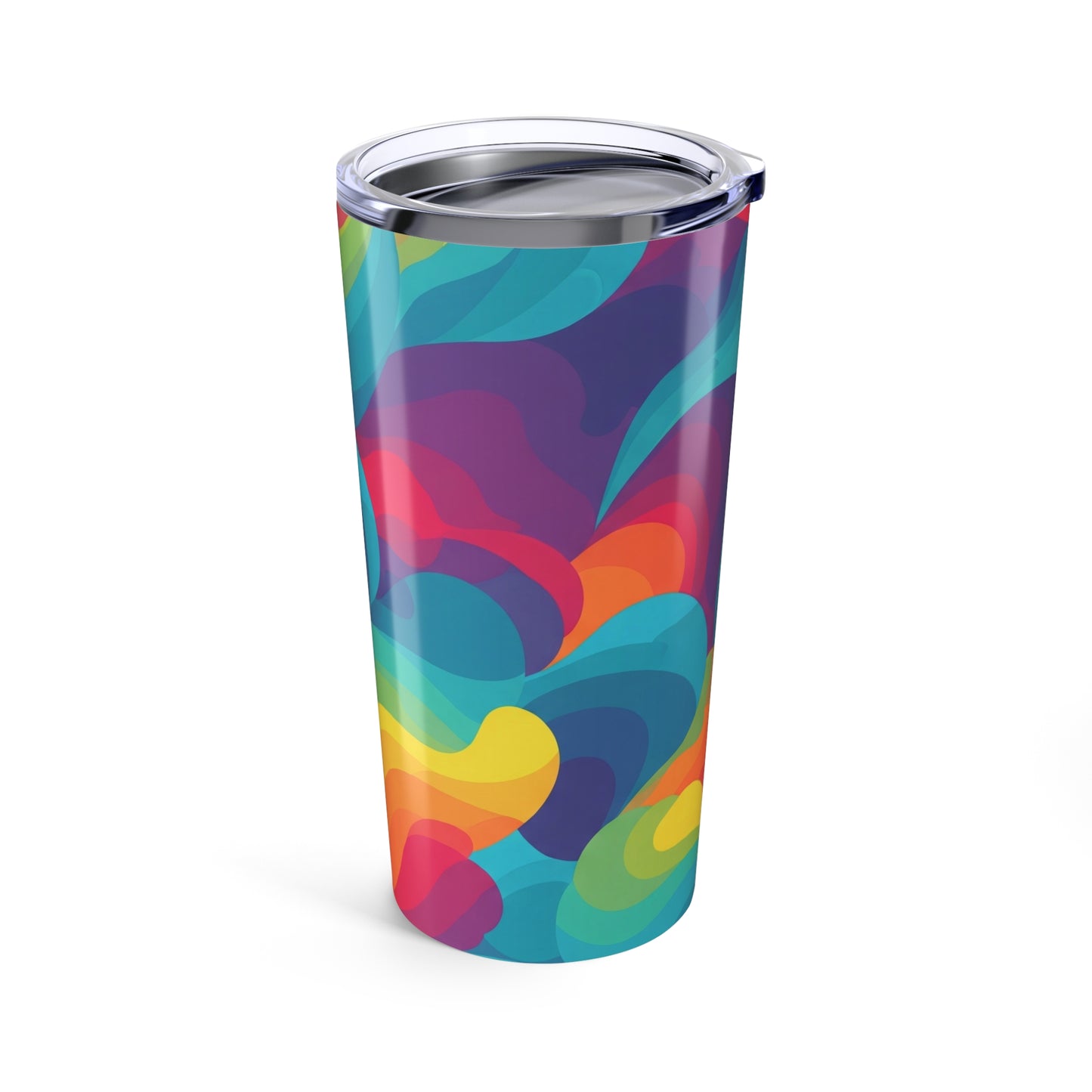20oz Stainless Steel Printed Tumbler With Double Wall Vacuum Insulation Spill Resistant And BPA Free For Hot And