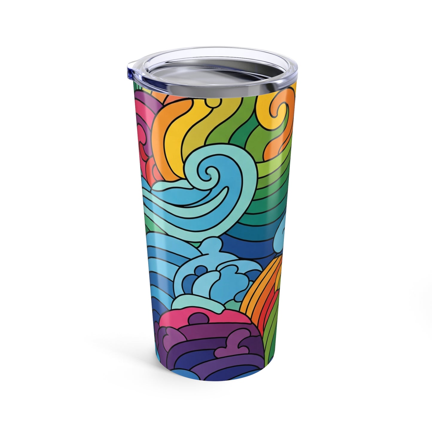 20oz Stainless Steel Tumbler With Double Wall Vacuum Insulation Spill Resistant For Hot And Cold Beverages For