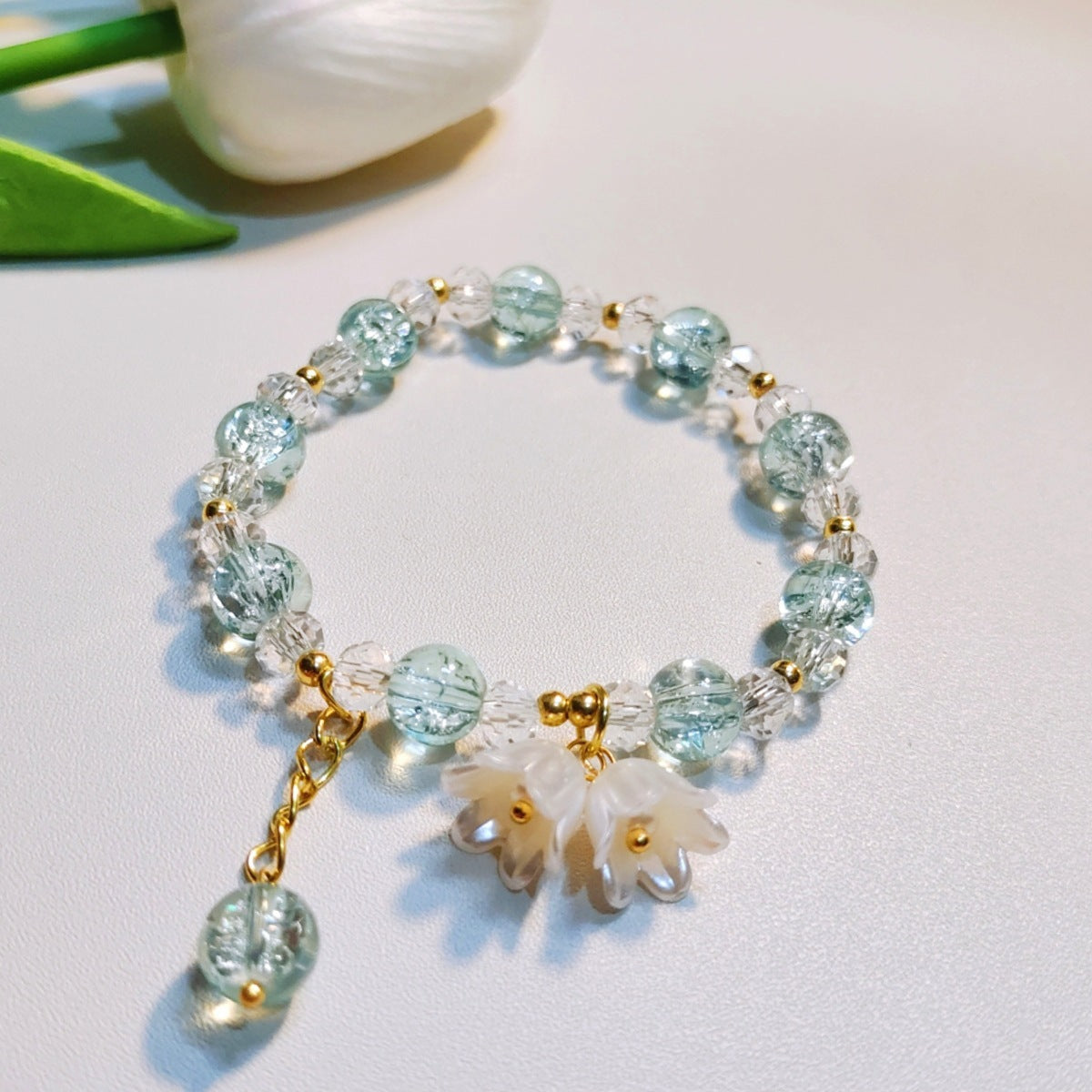 Unisex Geometric Colorful Glaze Bracelet Travel Gift