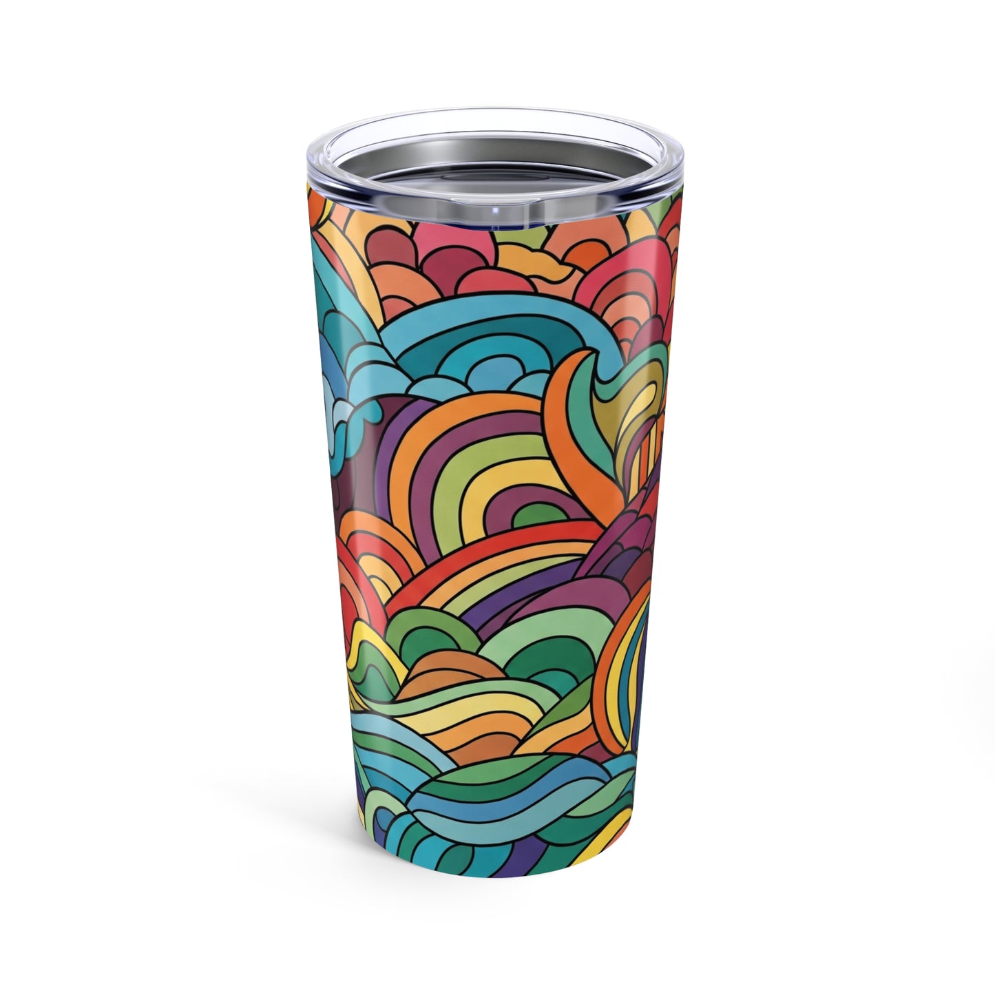 20oz Stainless Steel Tumbler With Double Wall Vacuum Insulation Spill Resistant Durable For Hot Or Cold Drinks