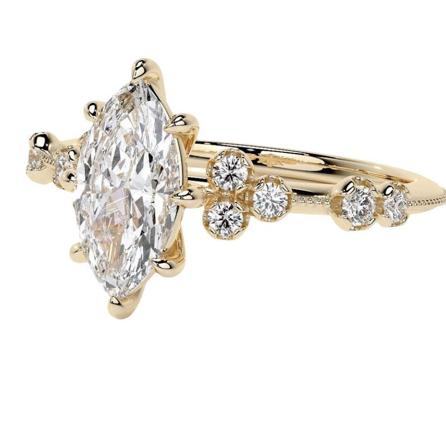 Gold Geometric Alloy Ring For Women Electroplated Jewelry Simple Elegant Band Gift Sizes 5 6 7 8 9 10 11 Everyday Wear