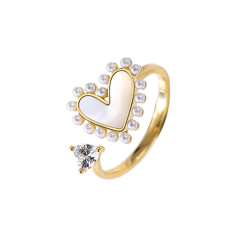 Geometric Alloy Pendant Ring For Women European American Fashion Jewelry Simple Design Statement Accessory New