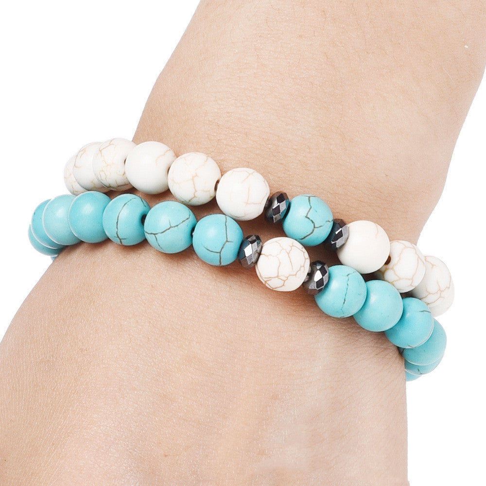 Agate Bracelet 8mm Beads Black Iron Totem Religious Jewelry Gift For Lovers And Trusted Keepsake For Special Moments