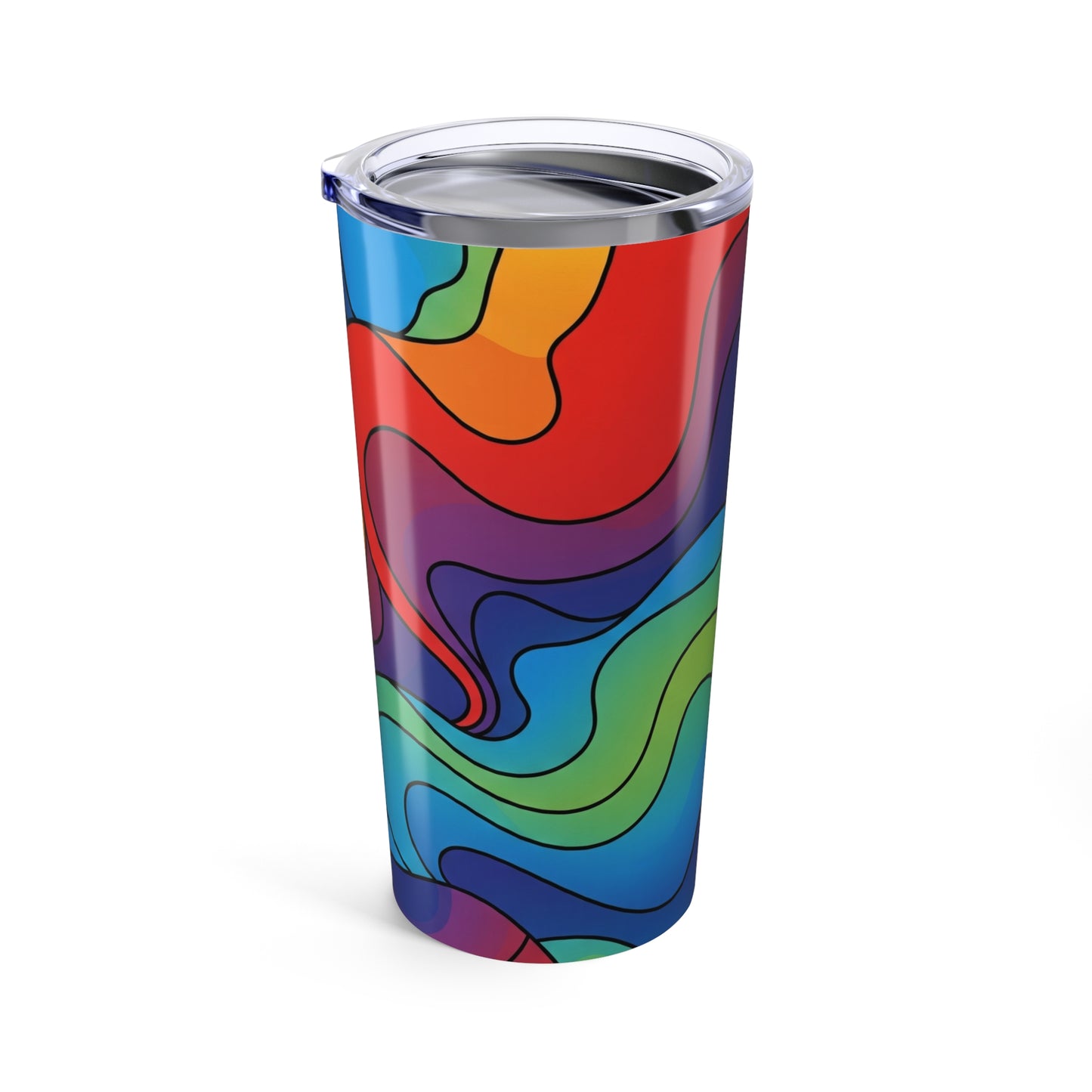 20 Oz Stainless Steel Tumbler With Double Wall Vacuum Insulation Art Print Dishwasher Safe Leak Proof Travel Mug