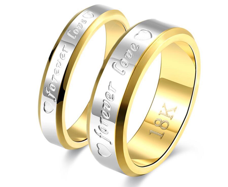 Stainless Steel Couple Ring Set For Men And Women Wedding Engagement Band Durable Anniversary Gift For Couples