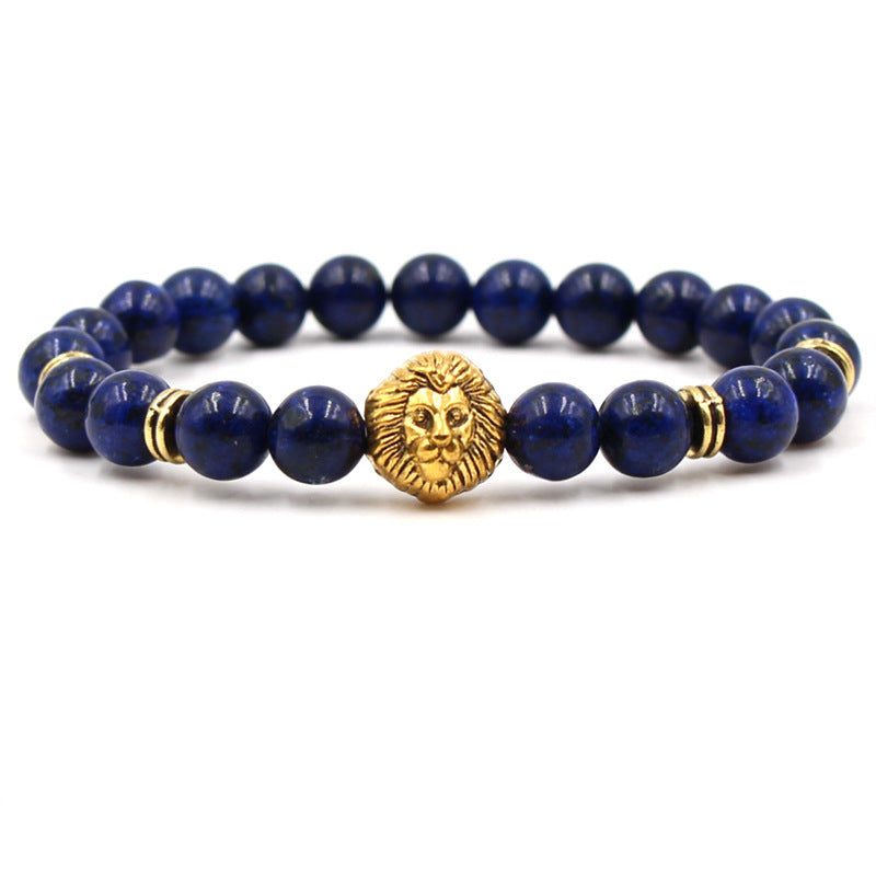 Unisex Natural Geometric Lion Bracelet For Men And Women Packaged Style Natural Type Bracelet Geometric Health