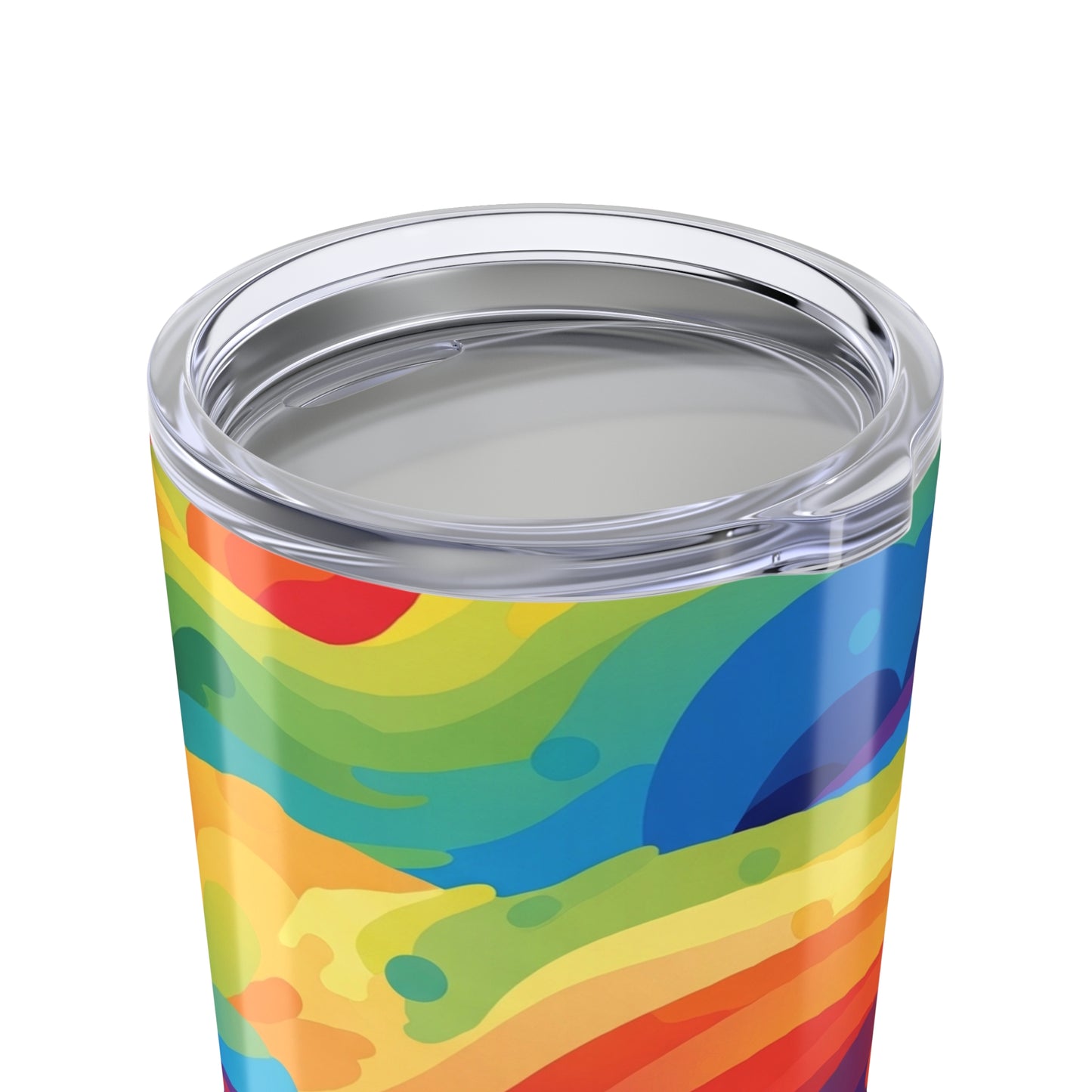 20 Ounce Stainless Steel Tumbler With Printed Pattern Double Wall Vacuum Insulated Spill Resistant Thermal Coffee