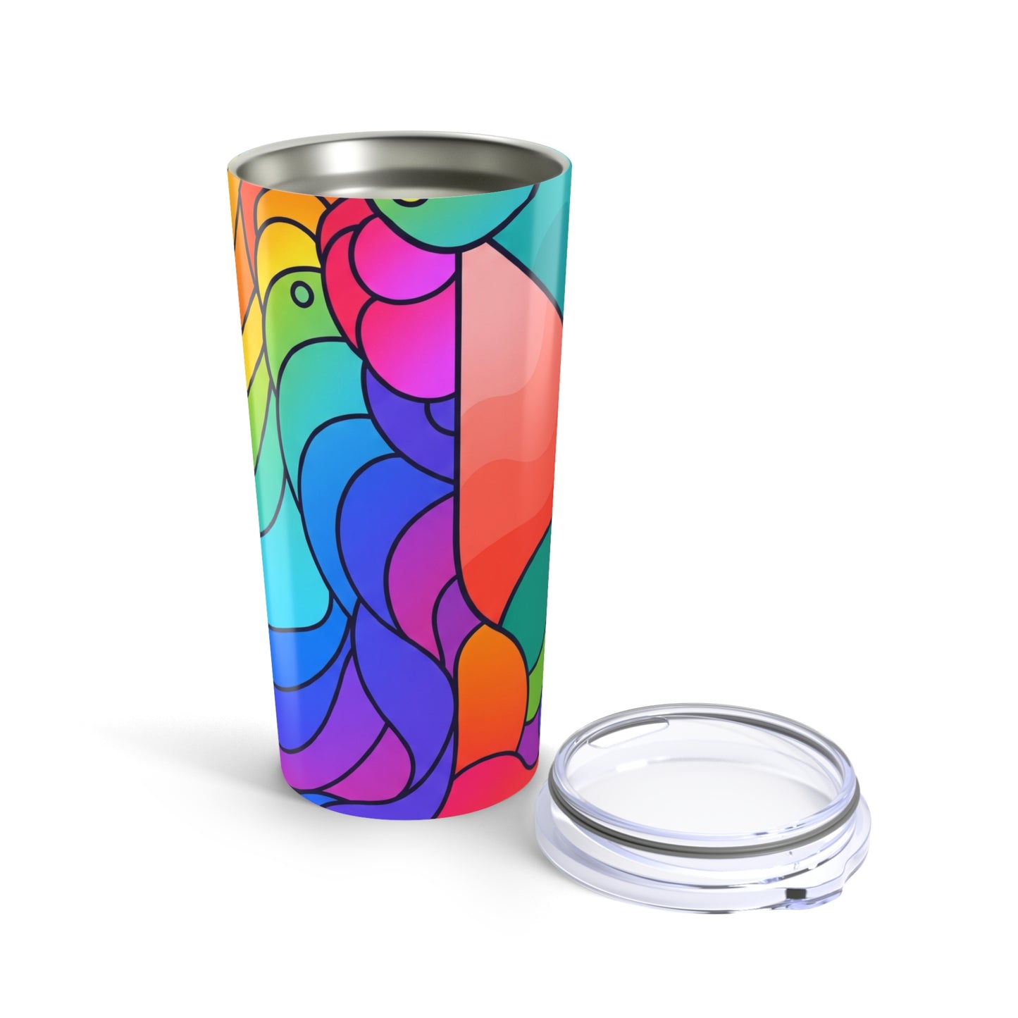 20oz Stainless Steel Tumbler With Double Wall Vacuum Insulation Spill Resistant For Hot And Cold Drinks Dishwasher