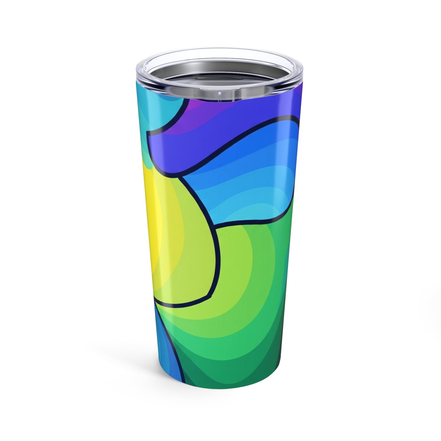 20oz Stainless Steel Tumbler Printed Double Wall Vacuum Insulation Spill Resistant Coffee Mug For Hot And Cold