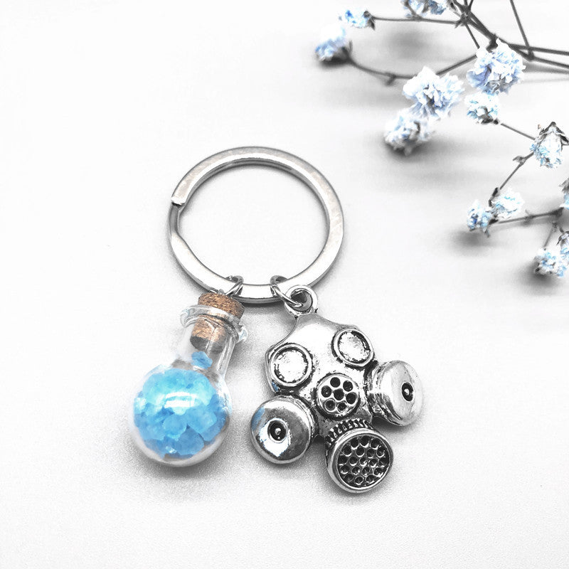 Metal Mask Keychain Collectible Replica Pendant For Fans