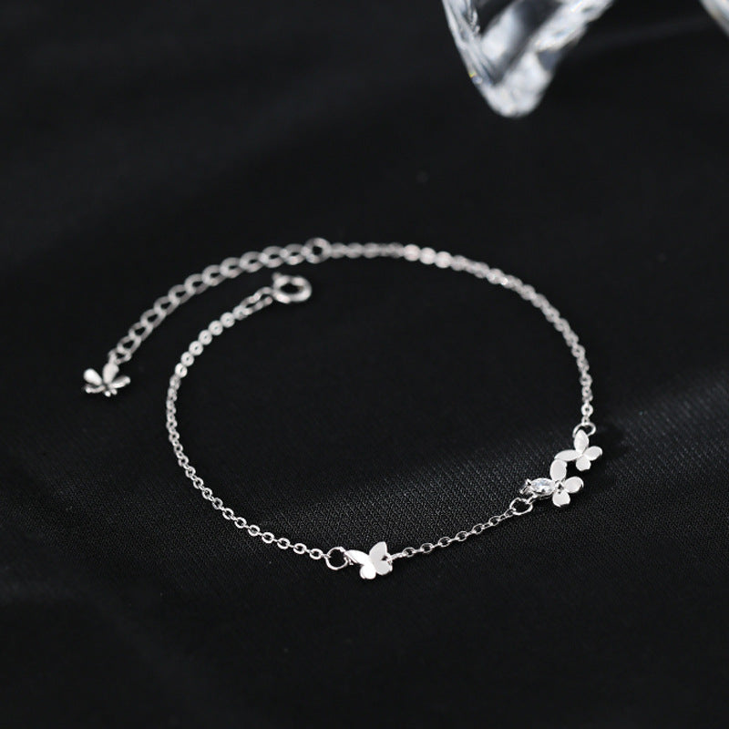 Copper Women Adjustable Bracelet Butterfly Flower Shadow Jewelry Animal Zodiac Pastoral Travels Style Everyday