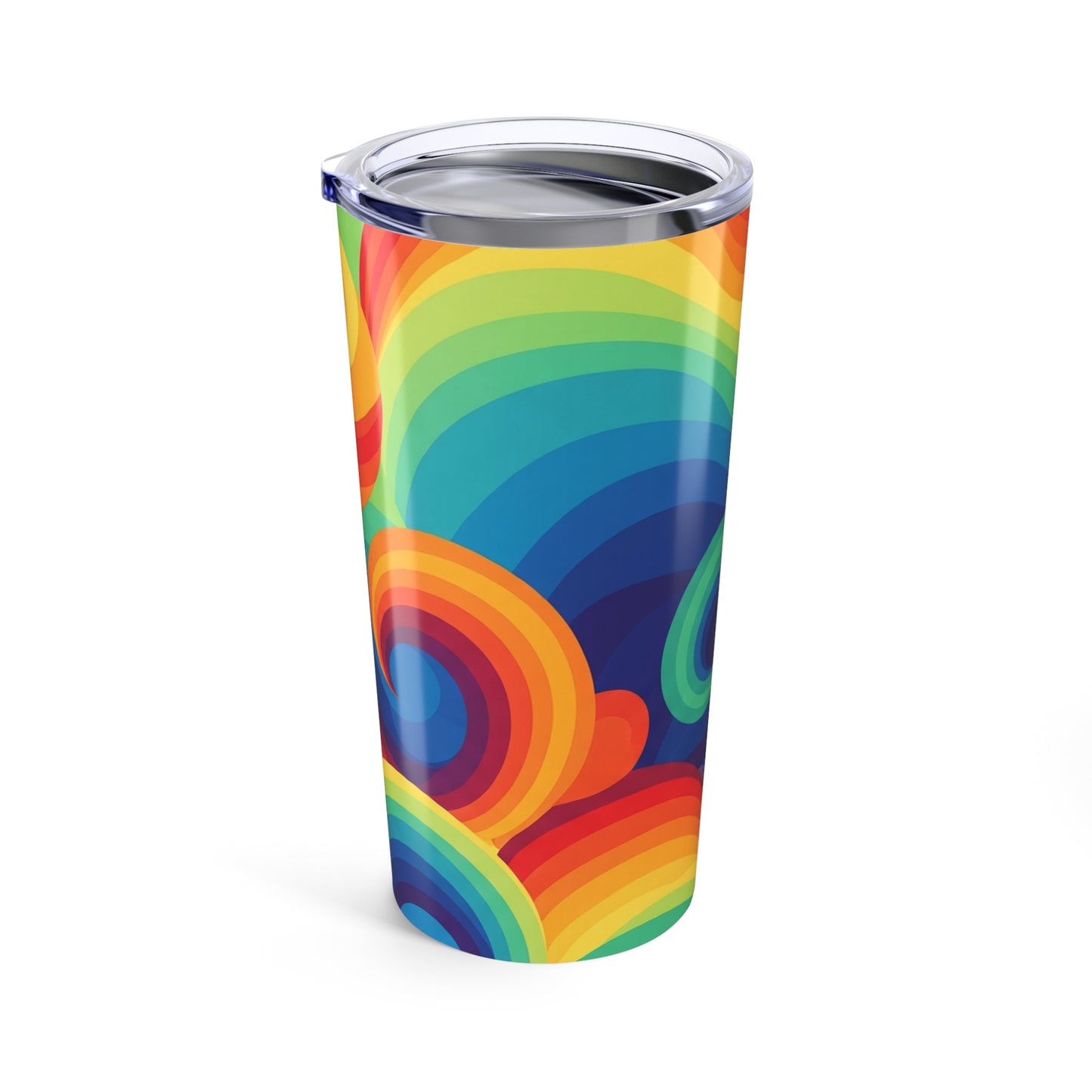 20oz Stainless Steel Tumbler With Double Wall Vacuum Insulation Spill Resistant BPA Free Printed Hot And Cold