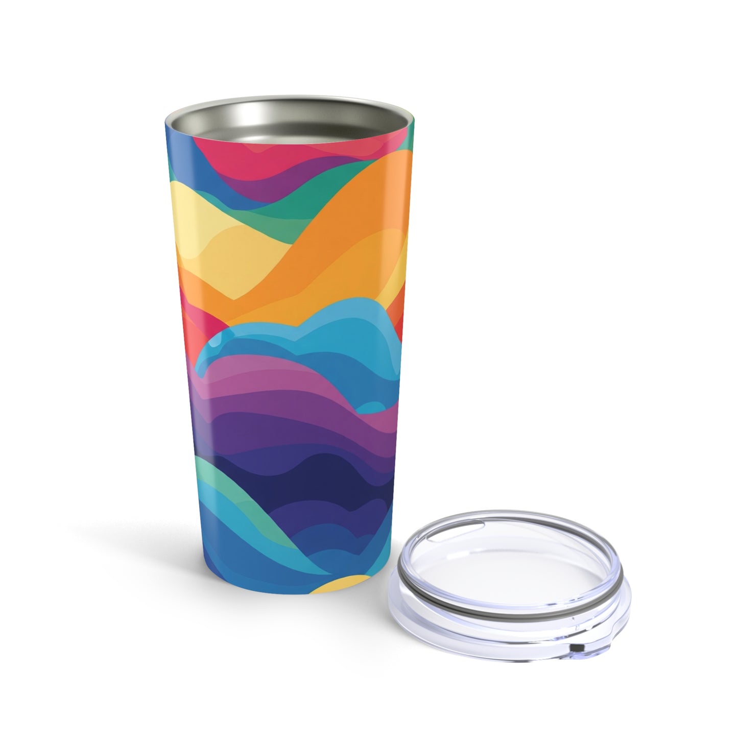 20 Oz Stainless Steel Travel Mug With Double Wall Vacuum Insulation Spill Resistant And Dishwasher Safe For Daily