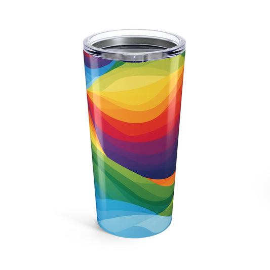 20Oz Stainless Steel Travel Mug With Printed Design Double Wall Vacuum Insulated Spill Resistant For Hot Beverages
