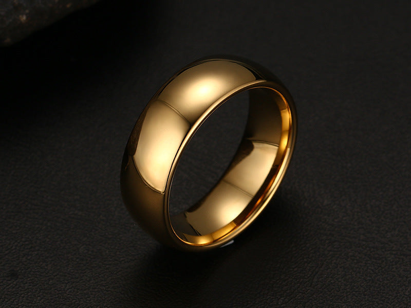 Men And Women Tungsten Carbide Ring Signet Style Durable Everyday Wear Band Hypoallergenic Unisex Design Solid