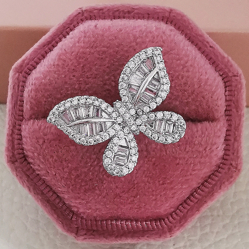 Copper Ring Silver Tone With Round And Oval Elements Fashion Jewelry Simple Elegant Ring For Everyday Wear It