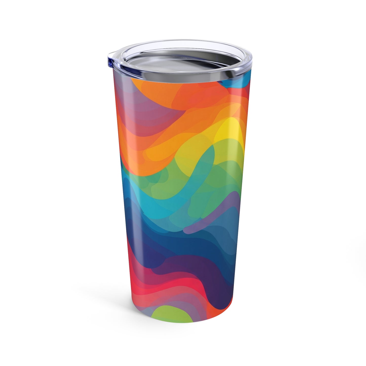 20oz Stainless Steel Tumbler With Printed Art And Double Wall Vacuum Insulation Leak Proof For Hot Or Cold