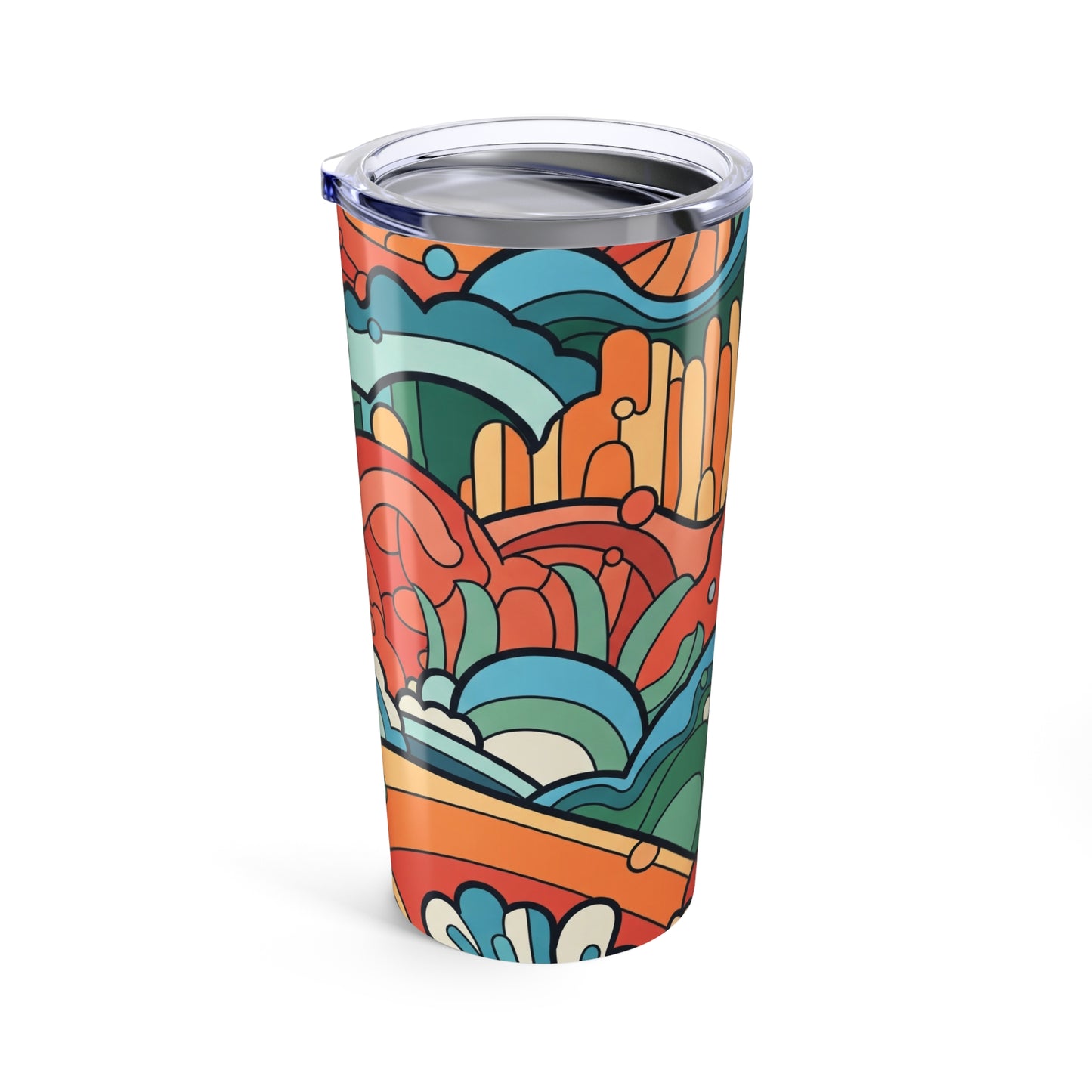 20oz Stainless Steel Travel Mug With Double Wall Vacuum Insulation Leak Proof Construction For Hot Or Cold