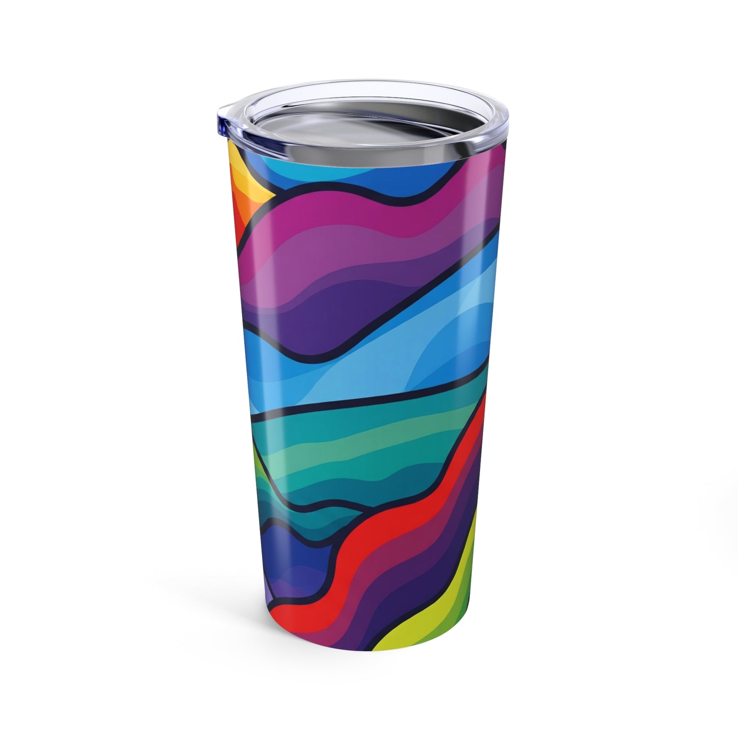 20 Oz Stainless Steel Tumbler With Double Wall Vacuum Insulation Spill Resistant Travel Mug For Hot Or Cold