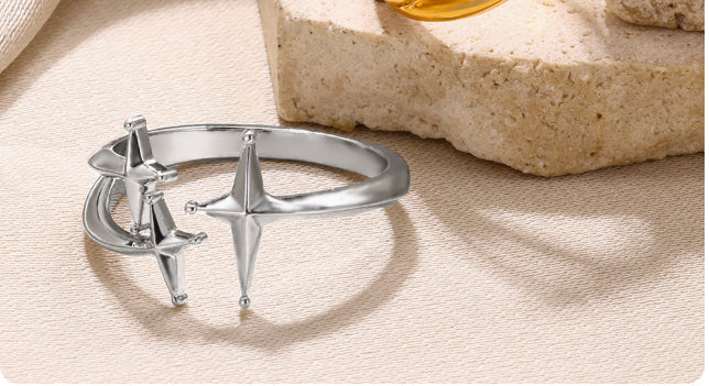 Unisex Lava Ring Electroplated Alloy Gold Silver Jewelry