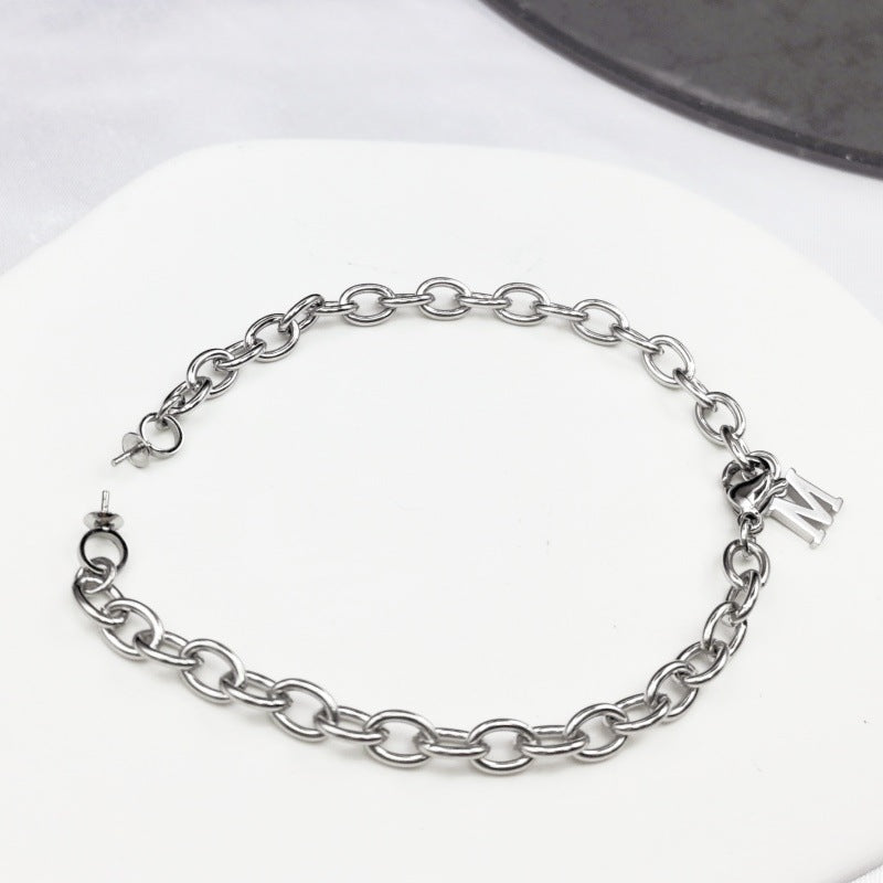 Titanium Steel Bracelet Holder DIY Jewelry Making Black