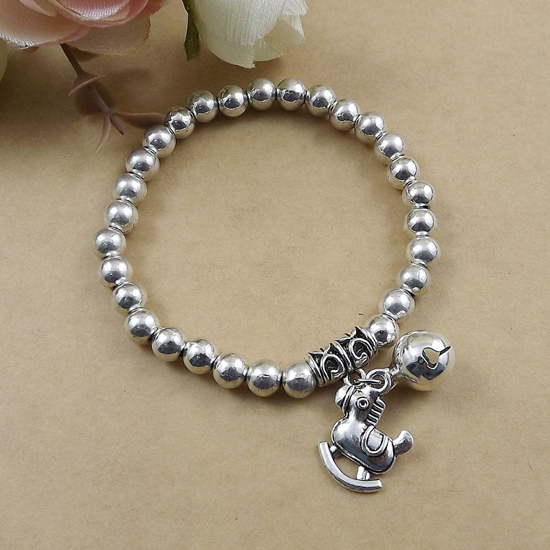 Unisex Geometric Bracelet Electroplated Finish Alloy Bangle Tibetan Silver For Men And Women Nationwide Styles