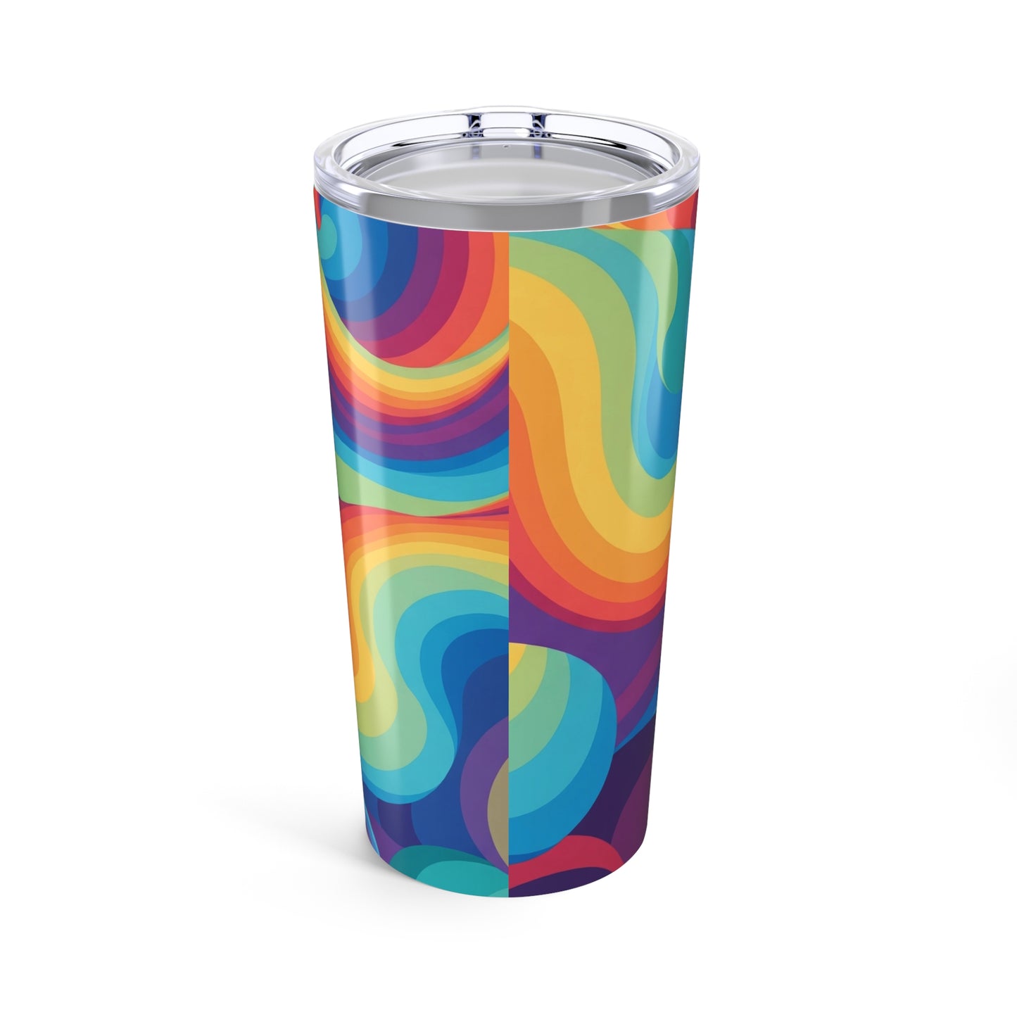20oz Stainless Steel Insulated Tumbler With Printed Design Double Wall Vacuum Sealed Hot Cold Travel Coffee Mug