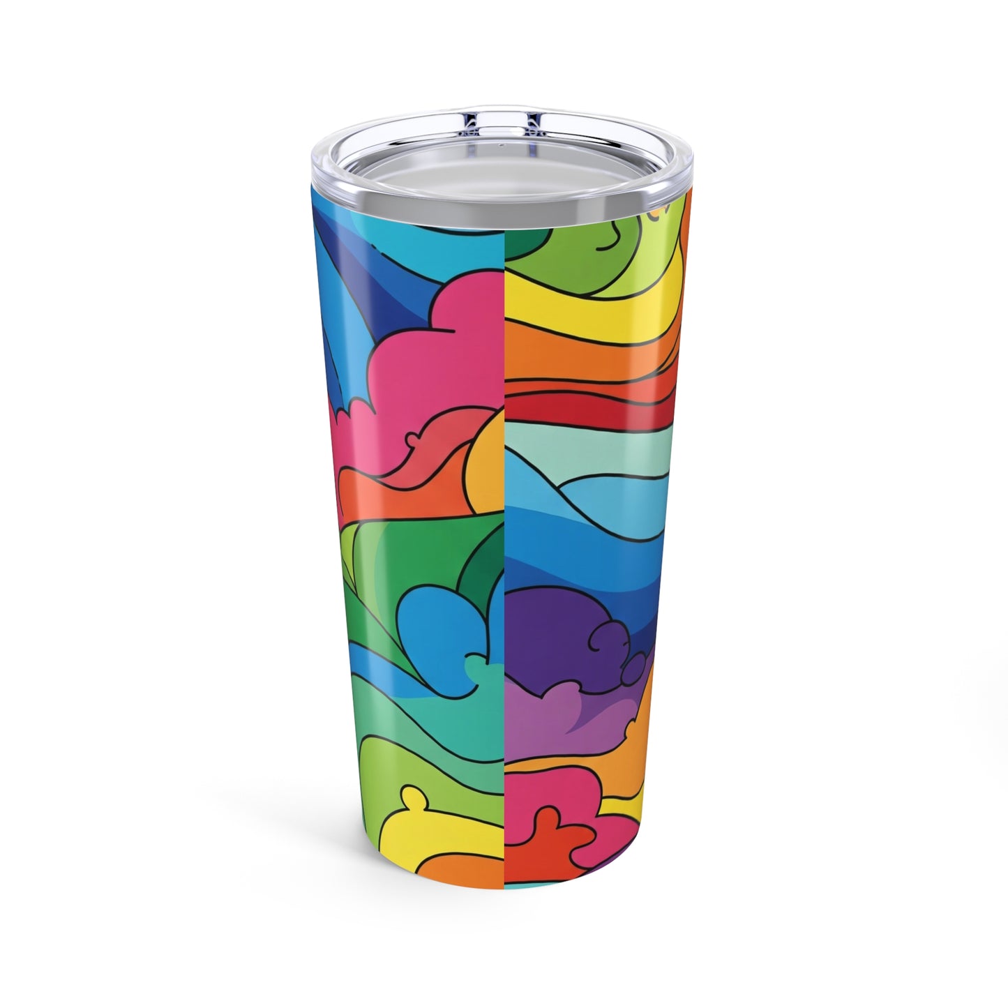 20oz Stainless Steel Tumbler With Double Wall Vacuum Insulation Travel Mug Spill Resistant For Hot And Cold
