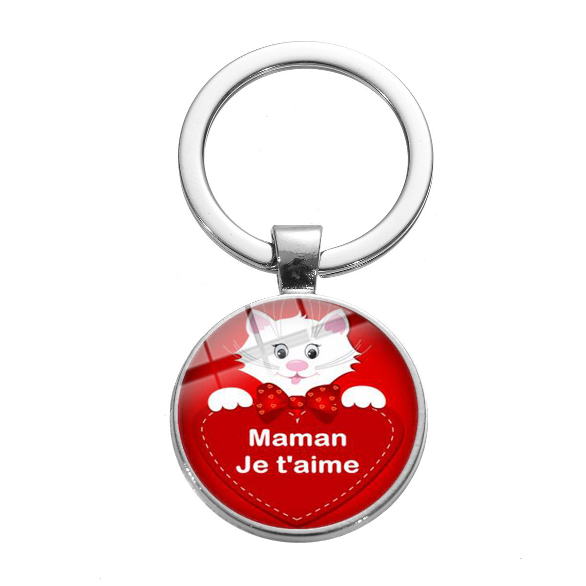 Mom Keychain Gift Zinc Alloy Key Ring Decorative Pendant For Mothers Day And Special Occasions For Mom On Any Occasion