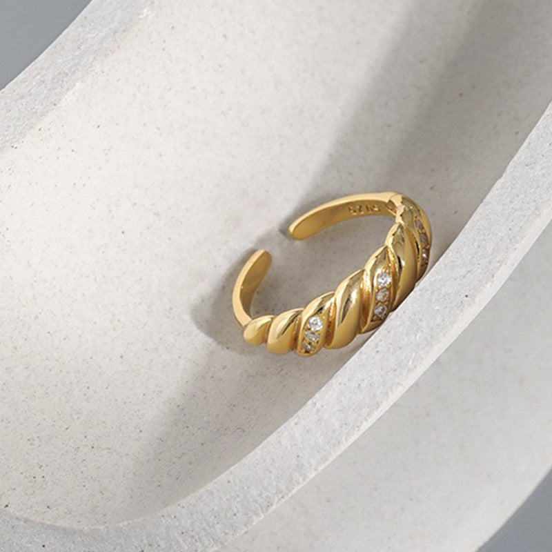 Womens Geometric Statement Rings Adjustable Opening Thai Silver Vintage Retro Knuckle Ring Individually Packed