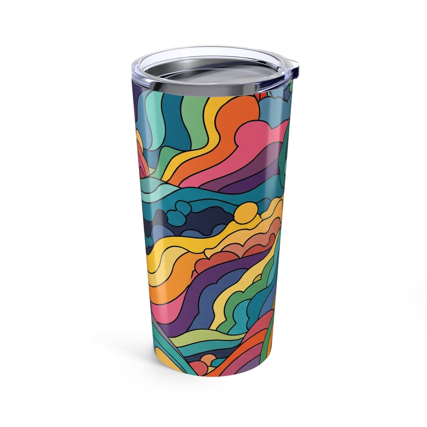 20 Ounce Stainless Steel Tumbler With Vacuum Insulation Spill Resistant Design For Hot And Cold Use Dishwasher Safe