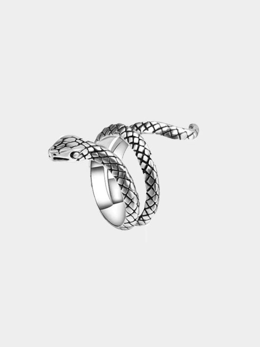 Unisex Snake Ring Serpent Band Jewelry Alloy Ring For Men Women Everyday Fashion Accessory Statement Jewelry Gift