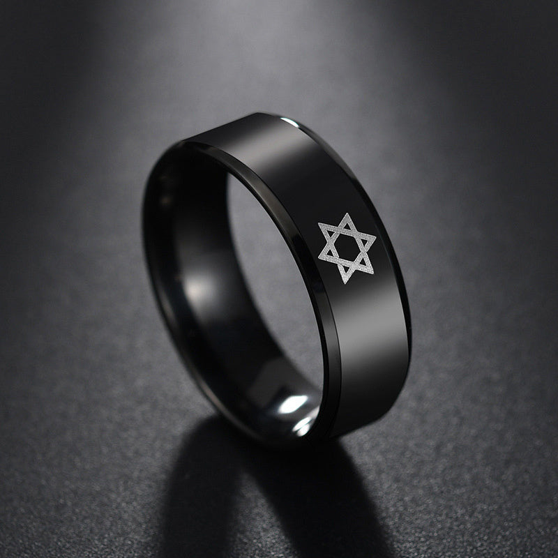 Stainless Steel Simple Ring Smooth Band Electroplated Finish Polished Anniversary Gift BirthdayPresent Wedding