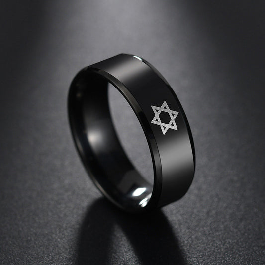 Stainless Steel Simple Ring Smooth Band Electroplated Finish Polished Anniversary Gift BirthdayPresent Wedding