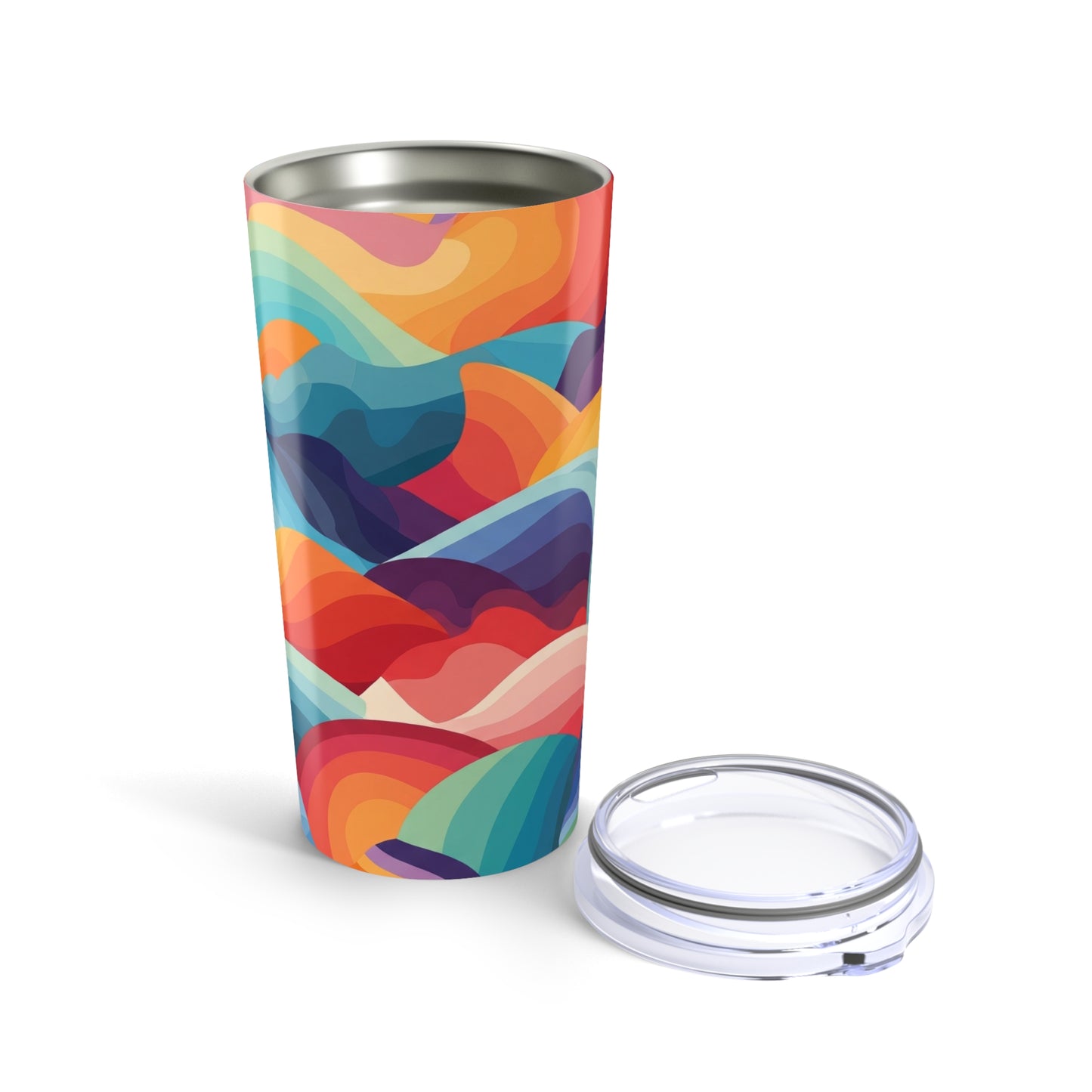 20oz Stainless Steel Travel Mug With Double Wall Vacuum Insulation Spill Resistant Durable Cup For Hot Or Cold