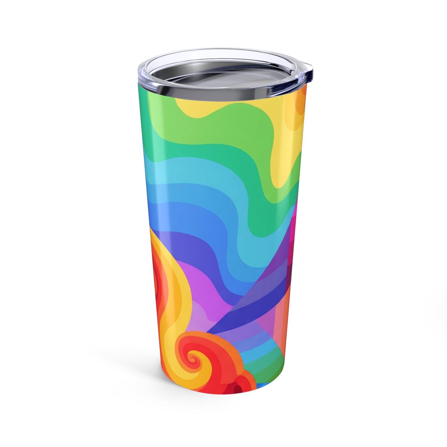 20 Oz Stainless Steel Printed Coffee Cup With Double Wall Insulation Leak Proof Lid For Travel