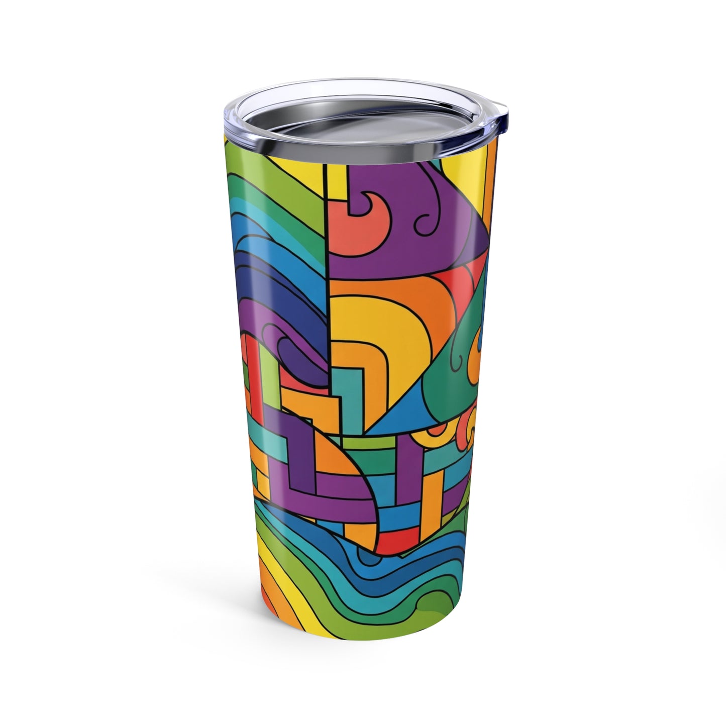 20oz Stainless Steel Tumbler With Double Wall Vacuum Insulation Spill Resistant Keeps Hot Or Cold Drinks