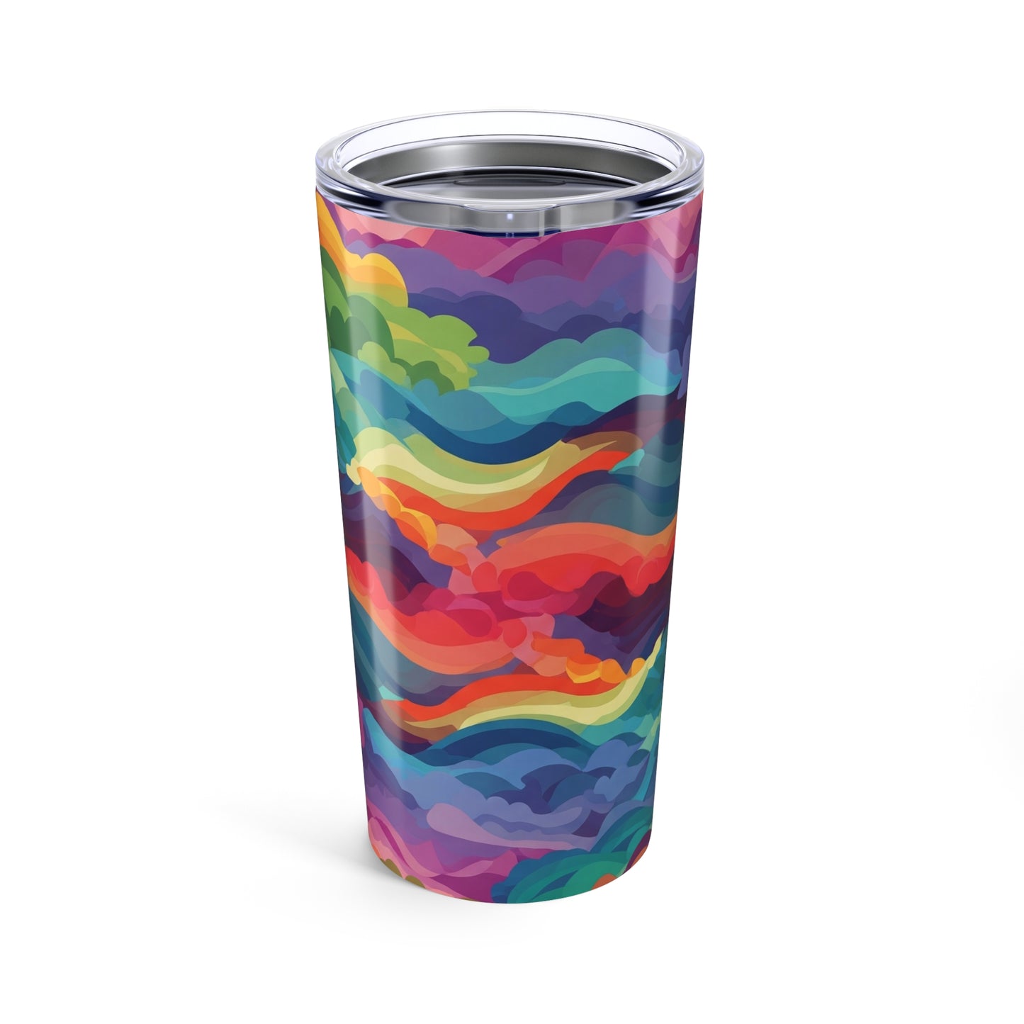 20 Ounce Stainless Steel Tumbler With Vacuum Insulation Leak Proof Spill Resistant Lid
