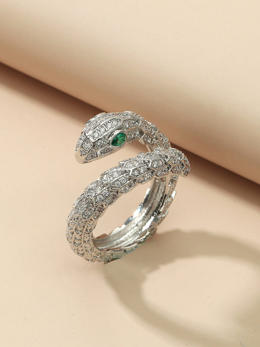Korean Style Simple Ring With Copper Zircon Inlay For Women Minimal Fashion Jewelry Casual Wear And Chic Style