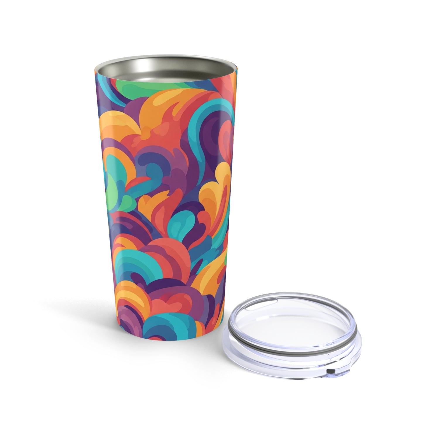 20 Ounce Stainless Steel Tumbler With Double Wall Vacuum Insulation Leak Proof Design For Hot Or Cold Beverages