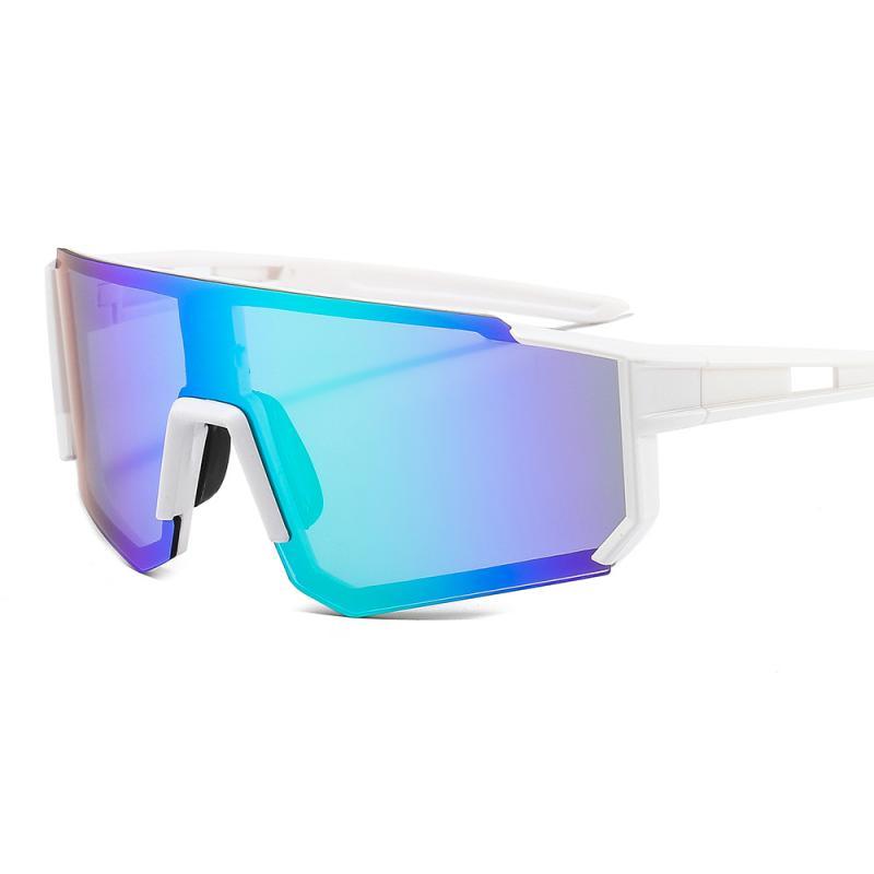 Cycling Glasses Large Frame UV400 PC Lens Sports Eyewear Clear Vision For Bike Riding Glasses Non Polarized Gear