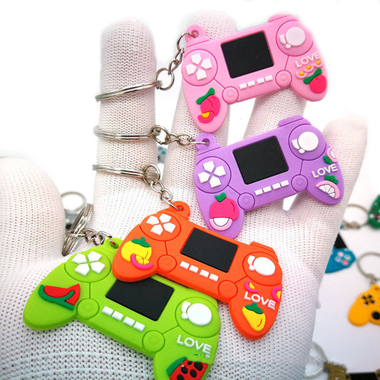 Durable PVC Keychain Pendant for Backpack Decoration Stylish Key Accessory Fun Keychains for Keys and Backpacks Size 4 to 5 cm X1