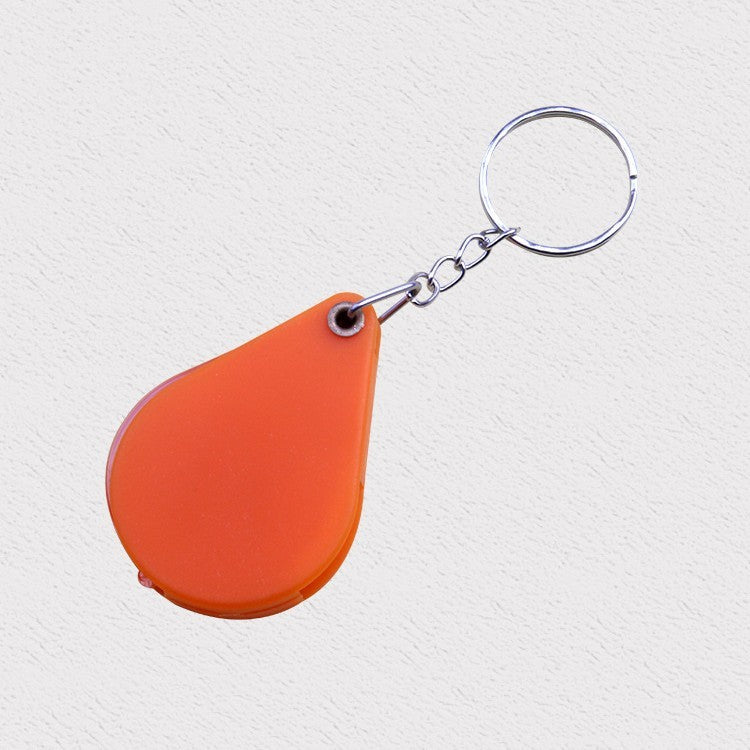 Keychain Magnifying Glass 10X Folding Pocket Magnifier With 27mm Lens Portable Small Magnifier For Reading Appreciation