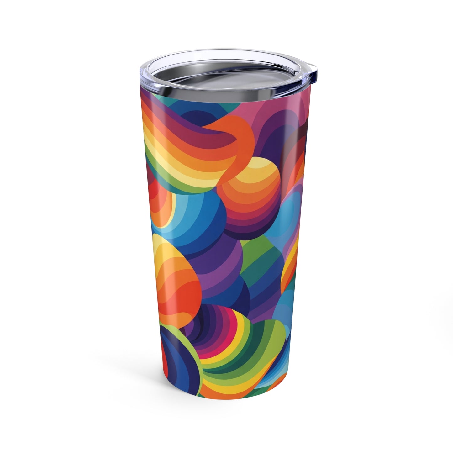 20oz Stainless Steel Tumbler With Double Wall Vacuum Insulation Spill Resistant BPA Free Printed For Hot And Cold